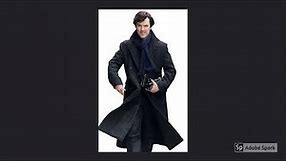 Benedict Cumberbatch Sherlock Holmes Trench Coat
