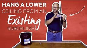 Hang a Lower Ceiling From an Existing Ceiling | DWC Drywall Clip | Armstrong Ceiling Solutions