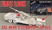 New Release Das Werk 1/35 Vomag 88mm Flak auf 9t , Artillery Flak Bus