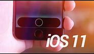 iOS 11: Landscape Lock Screen & Hidden iPhone 8 Function Row?!