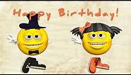 Funny Happy Birthday Song.😊😁 Emoji sing Happy Birthday To You