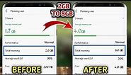 How to increase Extra RAM on any Android Device to boost high speed performance