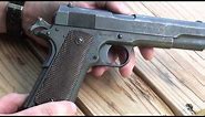 Colt Model of 1911 WW1 era service pistol .45 ACP