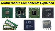 Laptop motherboard major components names, circuit diagram & functions explained | CPU, GMCH, ICH