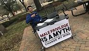 Steven Crowder's "Change My Mind" Campus Sign