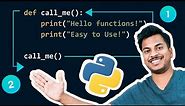 Python Functions (The Only Guide You'll Need) #12