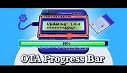 ESP32 Progress-bar during OTA upgrade