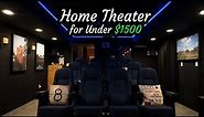 Awesome DIY Basement Home Theater for Under $1500