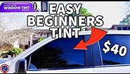 NO GLUE Window Tint for BEGINNERS, EASY & SIMPLE Installation | Static Cling Gila Window Tinting