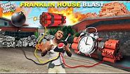 GTA 5 : Franklin Shinchan & Pinchan Again Blast Their Own House By Mistake GTA 5 !