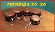 Turning a wood Yo-Yo - Woodturning