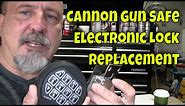 Cannon Gun Safe New NL Lock and Keypad Replacement - Part 2