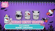 DIY Halloween Decorations - Mummy Luminaries | Hello Kitty Crafts