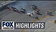 Jimmie Johnson Causes 2nd Major Wreck - Talladega - 2014 NASCAR Sprint Cup