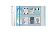 Znitro Glass Screen Protector for Apple iPhone 5/5s/5c - Retail Packaging - Soft Blue Bezel