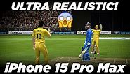 Real Cricket 24 on iPhone 15 Pro Max - IND vs AUS T20 (World Cup 23 Final Lineups) - Max Graphics