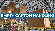 Box Conveyor | Empty Carton Handling in Warehouse and Distribution Centers