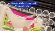 Diamond dotz case and supply kits #diamonddotz #diamonddots #diamonddotzkit #case #diamonds #diamond