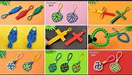 12 Best Super Easy Paracord Lanyard Keychain | How to make a Paracord Key Chain Handmade Tutorial
