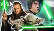 What You Should KNOW About GREEN Lightsabers - Star Wars Explained