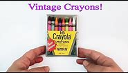 Vintage Crayola Crayons! 30+ Years old. 1980's vs 2020 - Which Are Better?