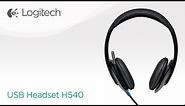 Stereo USB Headset with Microphone & On-Ear Controls H540 - Logitech