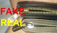 Real vs Fake Michael Kors purse. How to spot fake Michael Kors