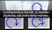 Temperature Controls - Top Mount Refrigerators
