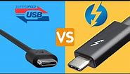 USB-C vs Thunderbolt 4 - The Differences Explained In Under 5 Minutes!