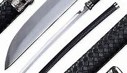 Katana Sword Japan Samurai Sword Full Tang 1095 high Carbon Steel Men's Real Sword Alloy Accessories Sharp