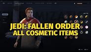 All Cosmetic Items in Jedi: Fallen Order (Outfits, Ponchos, BD-1, Mantis)