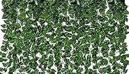 CEWOR 24 Pack 173ft Artificial Ivy Greenery Garland, Fake Vines Hanging Plants Backdrop for Room Bedroom Wall Decor, Green Leaves for Jungle Theme Party Wedding Decoration
