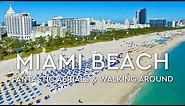 MIAMI BEACH Florida - 4K Drone Aerial USA