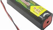 9.6v 2000mAh NiMH Battery Pack with Hitec Connector Square Futaba NT8S600B Transmiter for RC Cars Airplanes Heli Sailplanes
