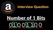 Number of 1 Bits - Leetcode 191 - Python