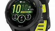 Garmin Forerunner 265S Black/Amp Yellow Silicone Band Smartwatch, 42mm - 010-02810-03