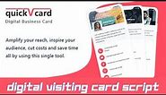 Digital Business Card SaaS PHP Script | Digital Visiting Card PHP Script | Free Source Code