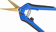 VIVOSUN 12-Pack 6.5 Inch Gardening Scissors Hand Pruner Pruning Shear with Titanium Coated Curved Precision Blades
