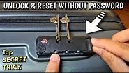 How To Unlock & Reset Forgotten Combination Lock Password