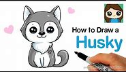 How to Draw a Husky Puppy Easy