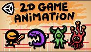 HOW TO MAKE 2D GAME ANIMATIONS IN UNITY - BEGINNER TUTORIAL