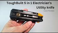 Why Every Electrician Needs the Toughbuilt 5-in-1 Folding Utility Knife