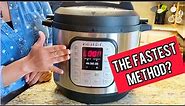 The fastest method to cook sticky rice using an Instant Pot