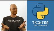 New Transparent Widget Hack With Tkinter - Python Tkinter GUI Tutorial #136