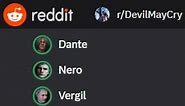 dante, nero, and vergil look at r/devilmaycry
