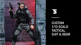 How to Make Action Figure Clothes for 1/12 scale figures (tactical suit and gear)
