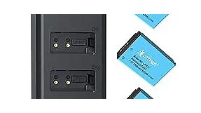 Artman 3-Pack LP-E17 Batteries 1300mAh and 3-Channel LCD Charger Pack for Canon EOS RP R10 R8 R50 Rebel T6i T7i T8i T6s SL2 SL3 EOS M3 M5 M6 200D 77D 750D 760D 800D 8000D KISS X8i Camera