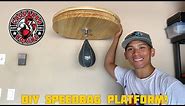 How To Build Your Own Speed Bag Platform!- MAKE YOUR OWN SPEEDBAG PLATFORM FOR UNDER $80!