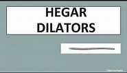 Hegar Dilators | Obs & Gyane Instruments | OSPE | Rapid Revision | MBBS