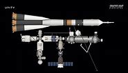 Soyuz MS Docking To International Space Station (Remastered) + Blueprint | SFS